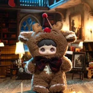 Maymei Winter Weirdness Series Plush Pendant - Gingerbread Deer